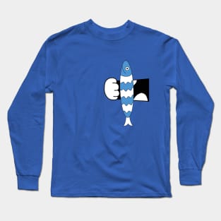 Get your paws off my fish! Long Sleeve T-Shirt